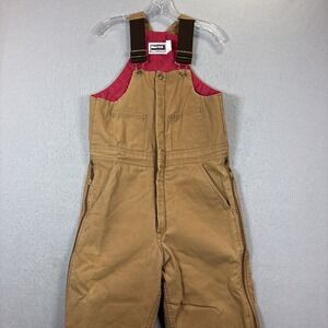 Berco Overalls Small Regular 36-38 Brown Canvas Lined Made In USA